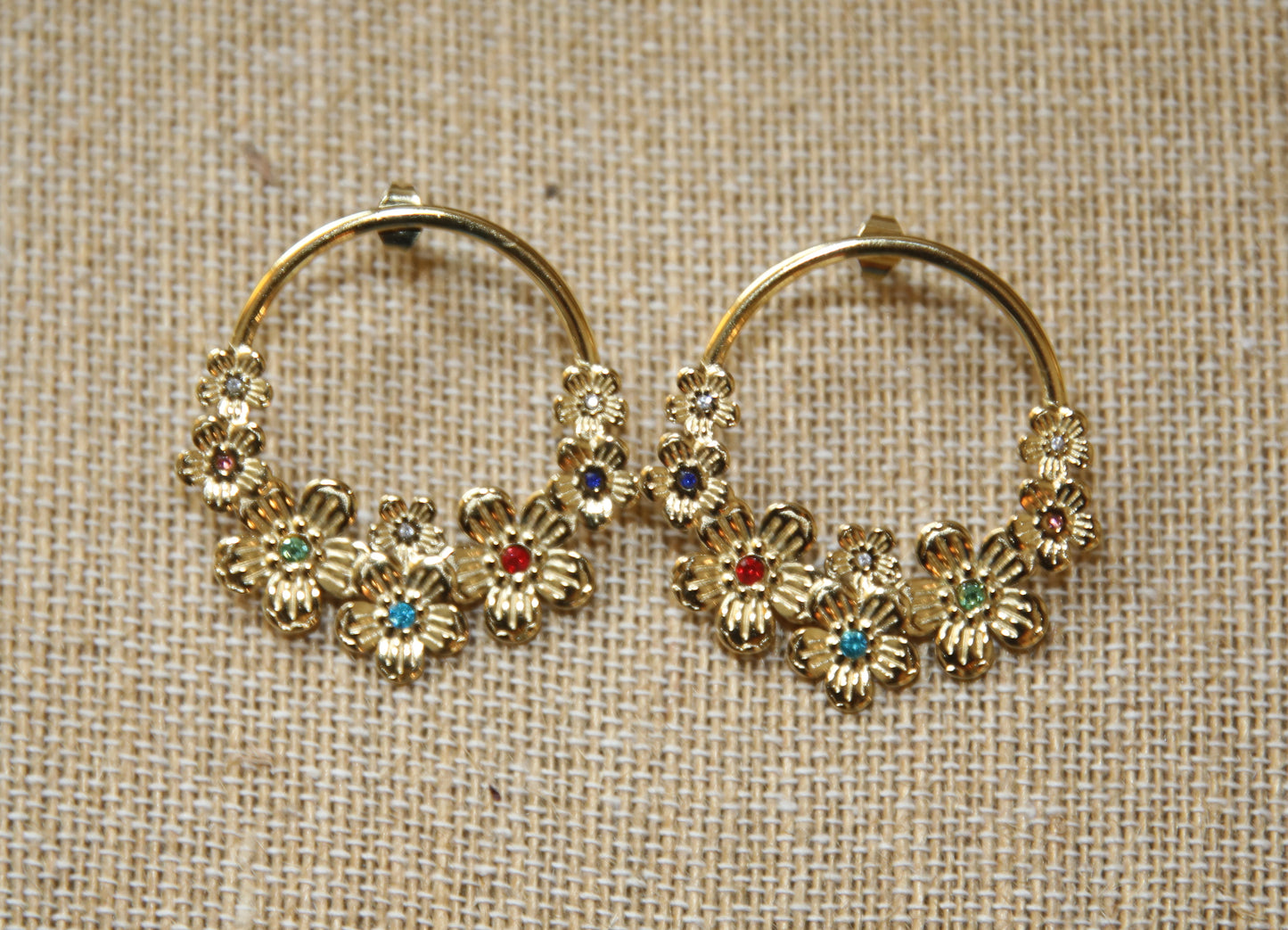 Brincos Aro de Flores