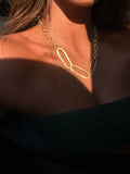 Colar Choker Dourado