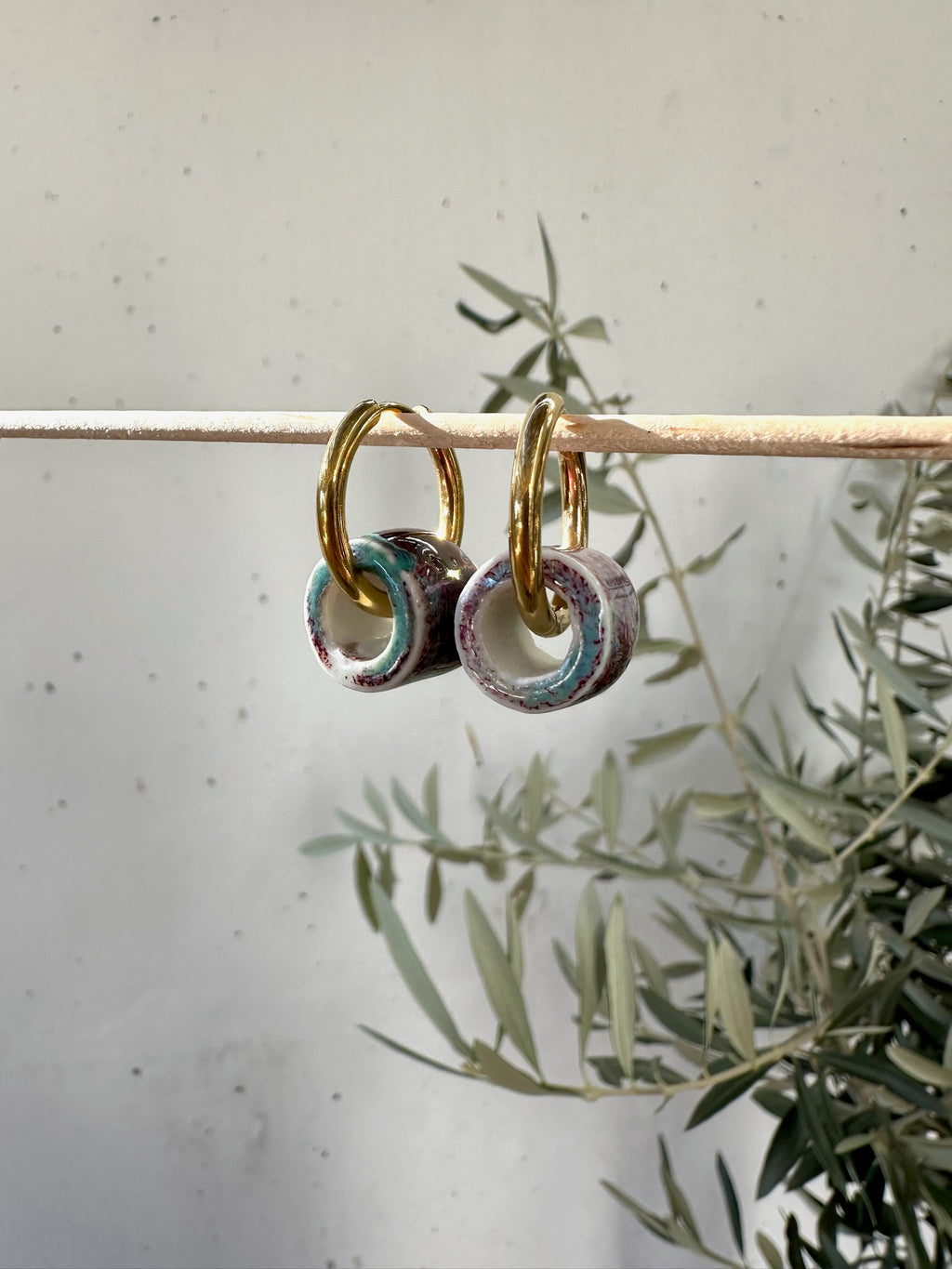 Argolas Ceramica Mesclado