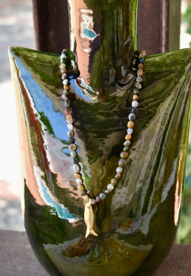 Colar Pedras & Peixinho do Mar