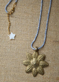 Colar Flor Bronze