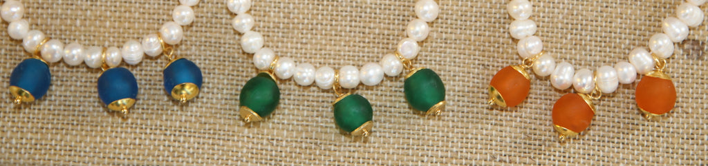 Colar de Perolas Carolina