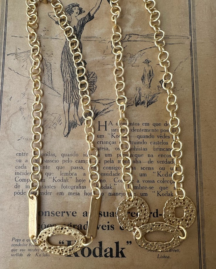 ColarIChoker Dourado