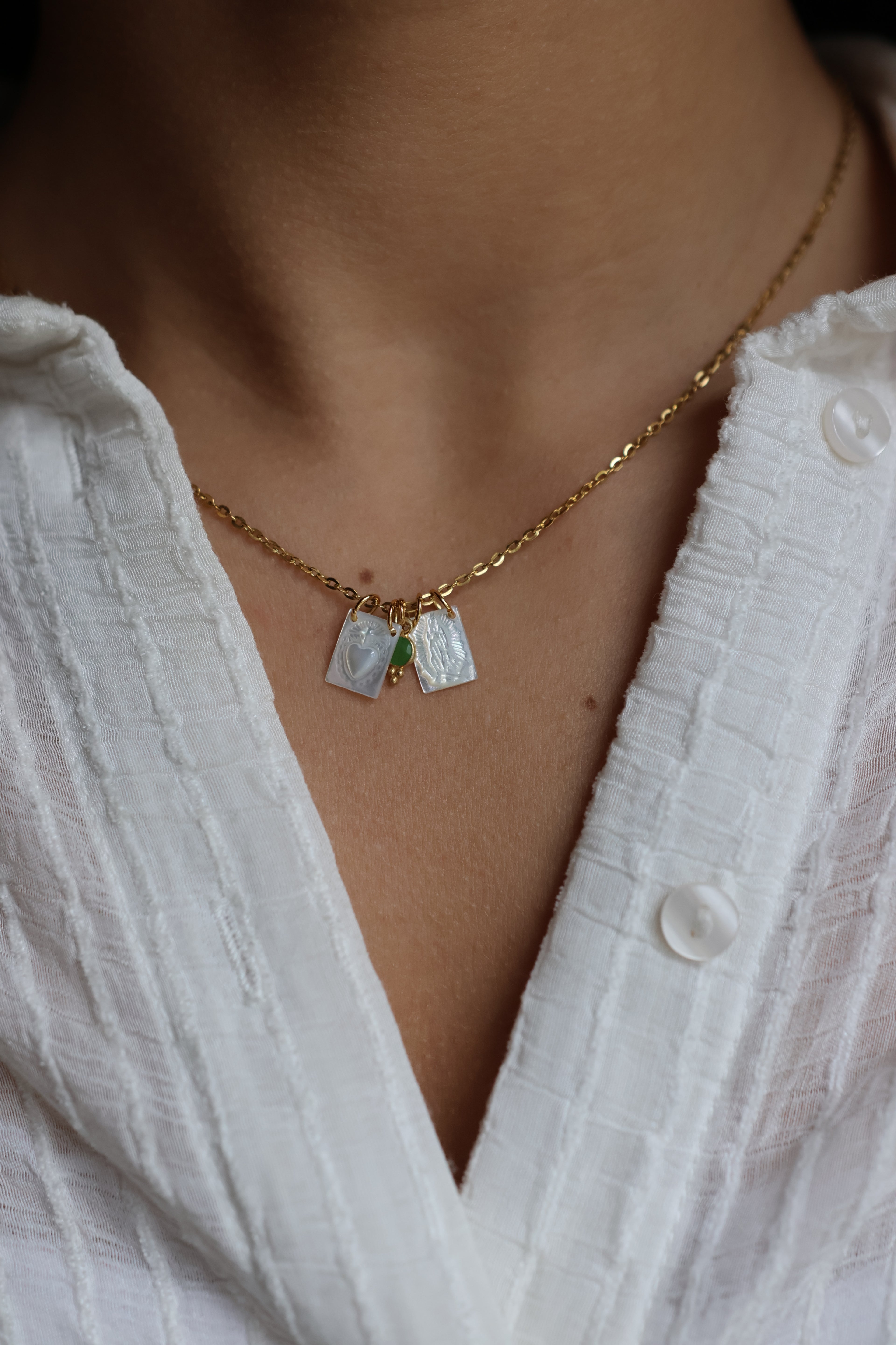 Colar Escapulário C&P|Pedra