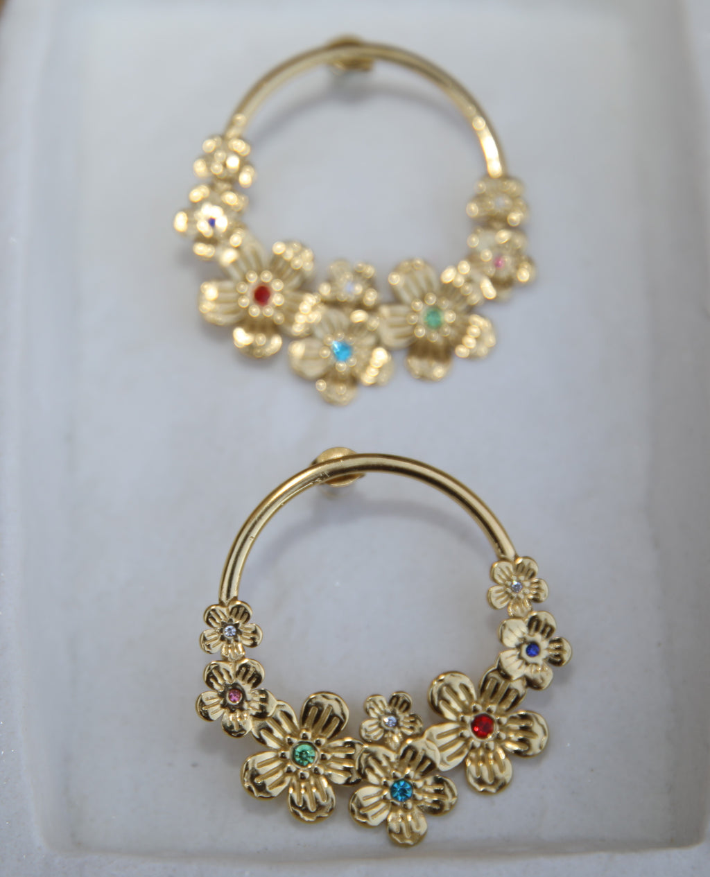 Brincos Aro de Flores