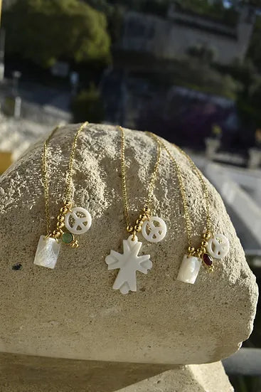 Colar Escapulário  Peace