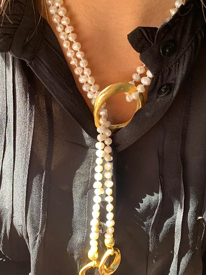 Colar Nina Ágatas azuis