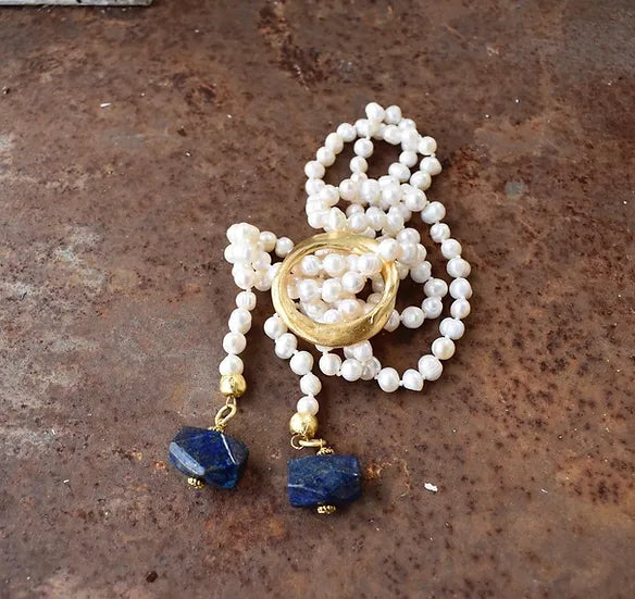 Colar Nina Lapislazuli